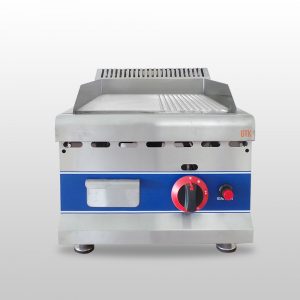 GAS GRIDDLE HALF FLAT AND GROOVE 350