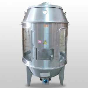 GLASS DUCK ROASTER GAS/CHARCOAL