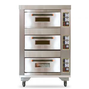 gas oven 3 deck 3 tray