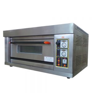 GAS OVEN 1 DECK 2 TRAY FLAT BASE