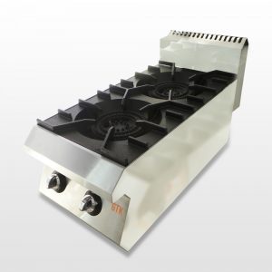 S/S GAS BURNER 2 STOVE (OPEN BURNER)