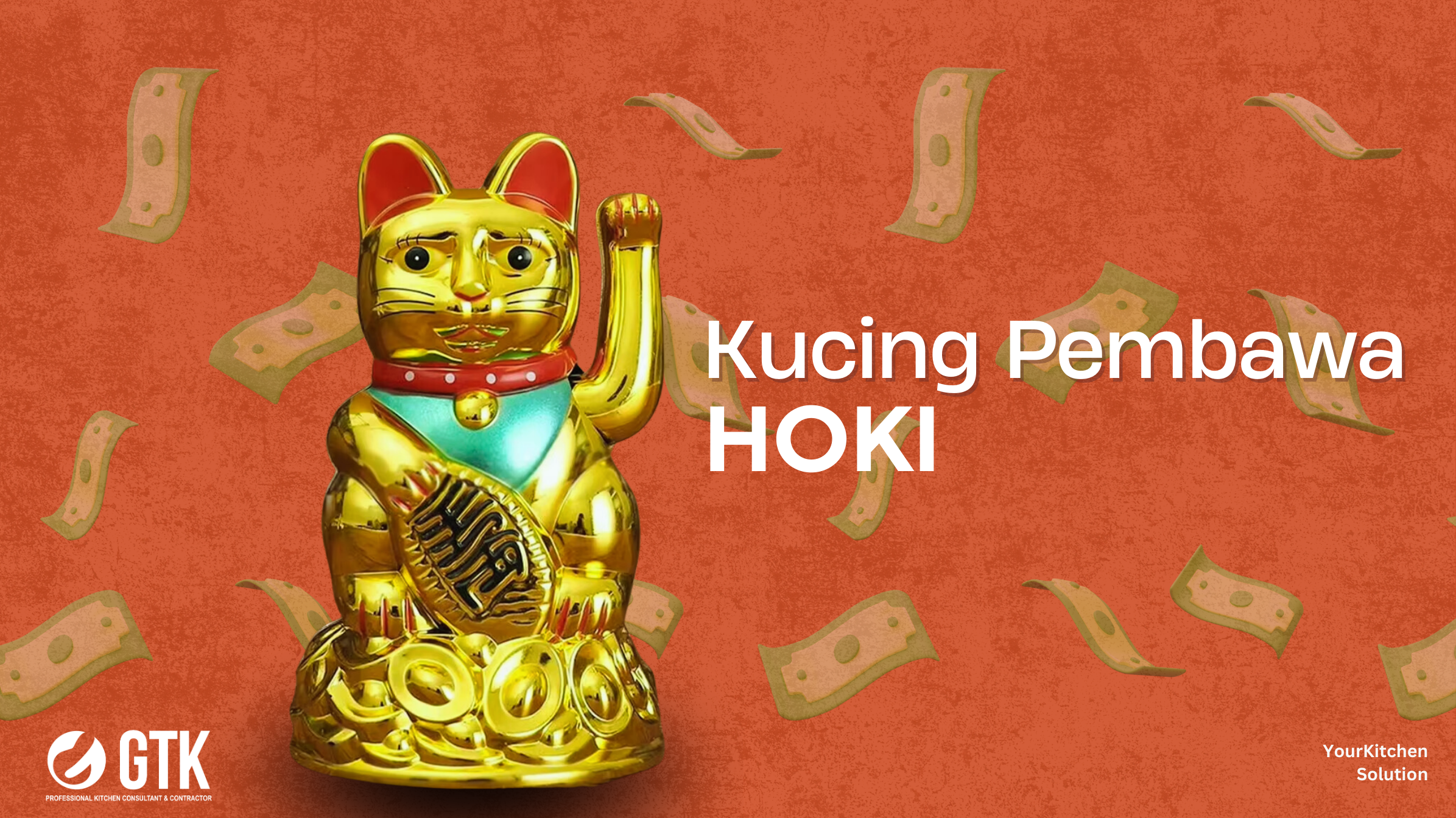 Kucing Hoki Pembawa Rezeki di Restoran